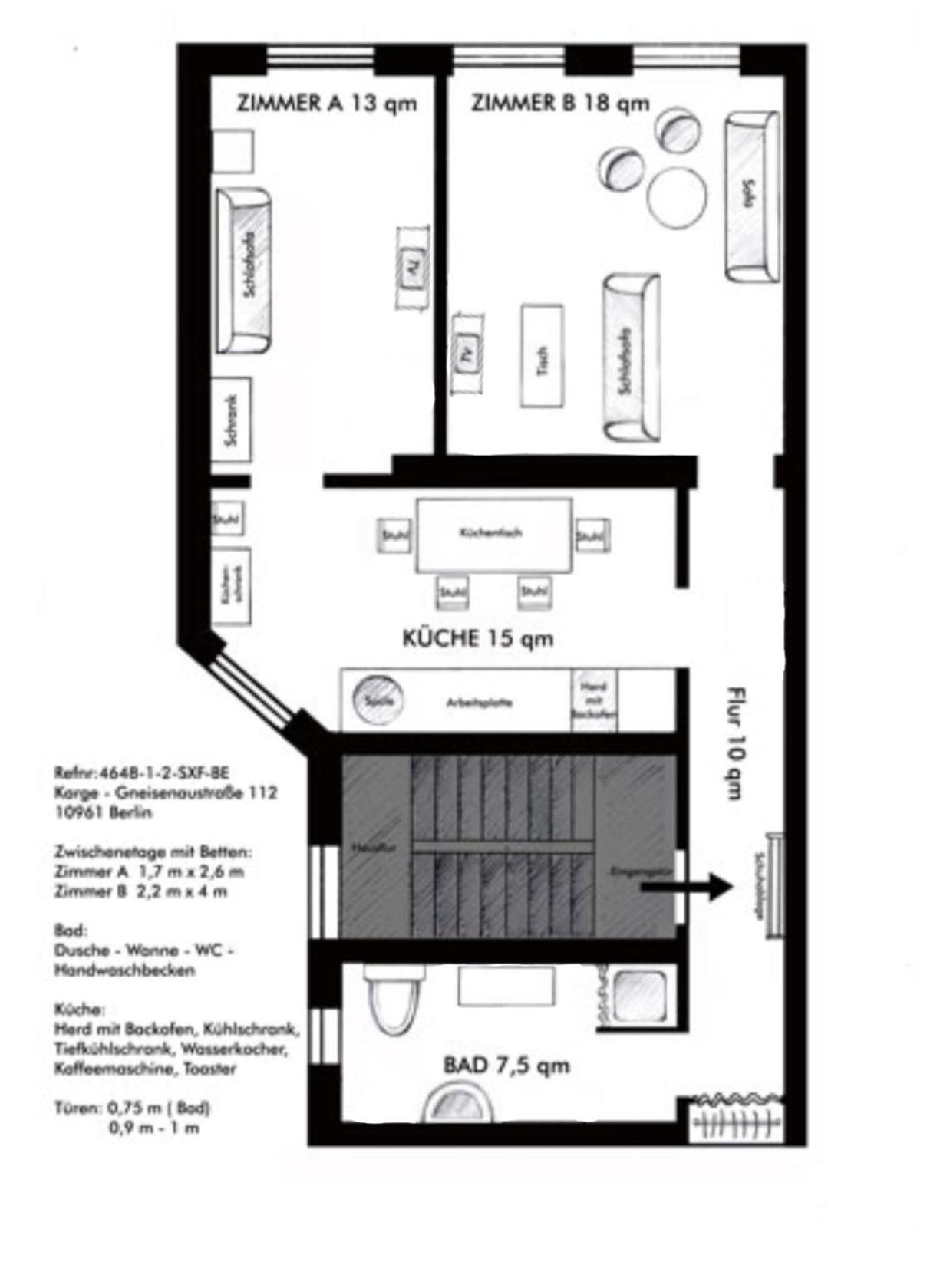 Ruhige Ferienwohnung In Kreuzberg Berlijn Buitenkant foto